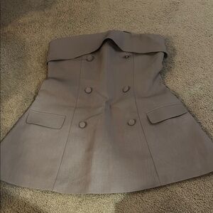 Elegant Gray Women's Coat